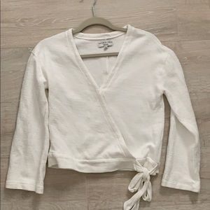 Madewell texture and thread top